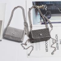 PVC Waist Pack with chain & with rhinestone PC