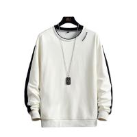 Polyester Plus Size Men Sweatshirts & loose patchwork Solid PC