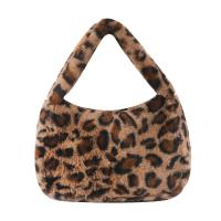 Plush Box Bag Handbag soft surface leopard PC