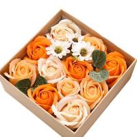 Fleur de savon & Pvc Boîte cadeau de rose de savon plus de couleurs pour le choix pièce