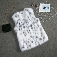 Artificial Fur Women Vest & thermal white PC