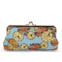 PU Leather Printed Clutch Bag soft surface floral PC