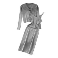 Polyester Zweiteiliges Kleid Set, Solide, mehr Farben zur Auswahl, :,  Festgelegt