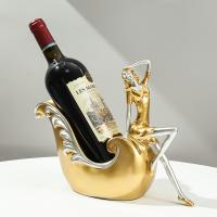 Resin Wine Rack for home decoration gold PC
