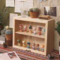 Wooden Shelf for storage & double layer PC