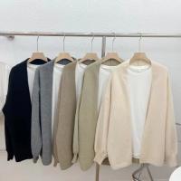 Gestrickte Pullover Mantel, Solide, mehr Farben zur Auswahl, :,  Stück