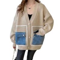 Polyester Women Coat thicken & loose & with pocket : PC