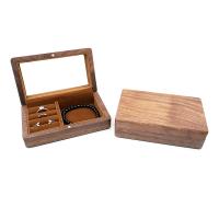 Wooden Jewelry Storage Case portable Solid PC