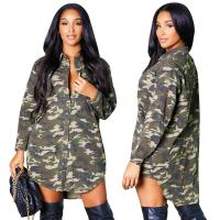 Polyester Robe de chemise Camouflage pièce