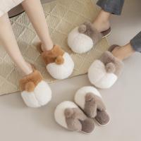 EVA & Coral Fleece Fluffy slippers & thermal Pair