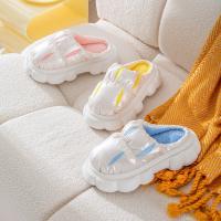 Cloth & Plush & EVA Flange Fluffy slippers & thermal Pair