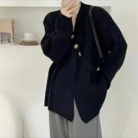 Polyester Women Sweater loose Solid : PC