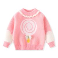 Polyester Slim Girl Sweater knitted PC