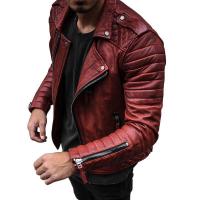PU Leather Slim & Plus Size Men Coat & loose Polyester Solid PC