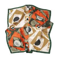 Polyester Easy Matching Square Scarf printed geometric PC