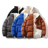 Polyester Plus Size Men Parkas thicken & loose Solid PC