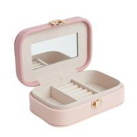 PU Leather Jewelry Storage Case portable Solid PC