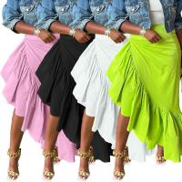 Polyester scallop Skirt irregular & flexible Solid PC