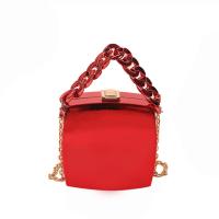 Acrylic hard-surface Handbag attached with hanging strap Solid PC