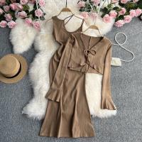 Polyester Zweiteiliges Kleid Set, Solide, mehr Farben zur Auswahl, :,  Festgelegt