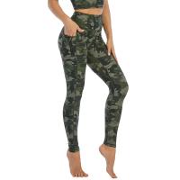 Polyester Quick Dry Women Yoga Pants printed PC