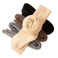 Wool Women Knee Socks thicken & thermal Napping Solid : Pair