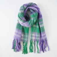 Polyester Tassels Women Scarf soft & thermal weave striped PC