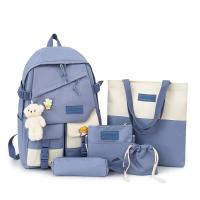 Canvas Bag Suit large capacity & five piece Colour Matching Set