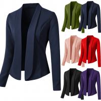 Polyester & Cotton Women Suit Coat patchwork Solid PC