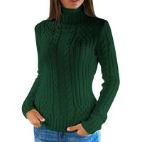 Acrylic Slim & Plus Size Women Sweater Solid PC