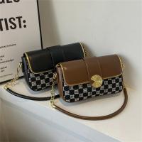 PU Cuir Sac à bandoulière Plaid plus de couleurs pour le choix pièce