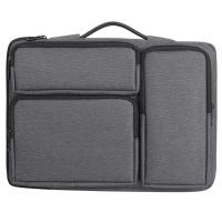 Polyester Laptop Bag portable & hardwearing & shockproof & waterproof Plush Solid PC