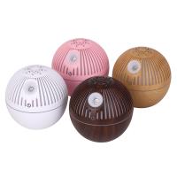 Engineering Plastics 7 light colors Aromatherapy Humidifier with USB interface Polypropylene-PP wood pattern PC