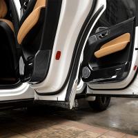 Volvo Car Door Anti Kick Pad four piece Carbon Fibre texture Sold By Set