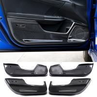 2015-2022 Honda 10-11th civic Car Door Anti Kick Pad four piece Carbon Fibre texture black Sold By Set
