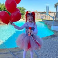 Polyester Kinder Halloween Cosplay Kostüm, Rock & Haarspange,  Festgelegt