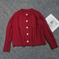 Acrylic Women Sweater loose & thermal knitted Solid : PC