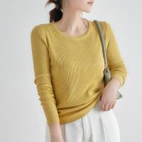 Wool Slim Women Sweater knitted Solid : PC
