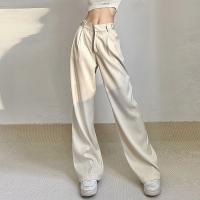 Polyester Women Suit Trousers & loose patchwork Solid PC