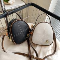 PU Leather Handbag bun & attached with hanging strap PC