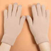 Polyester Women Gloves thermal Solid : Pair