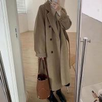 Polyester Women Overcoat mid-long style Solid PC