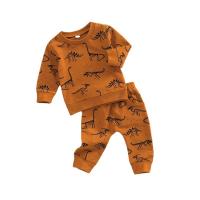 Algodón Conjunto de ropa de bebé, Pantalones & parte superior, impreso,  Conjunto