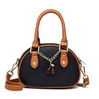 PU Leather Shell Shape Handbag attached with hanging strap Lichee Grain PC