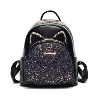 PU Cuir Backpack Paillettes Solide plus de couleurs pour le choix pièce