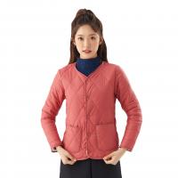 Polyamide Plus Size Women Parkas & thick fleece & with pocket Argyle PC