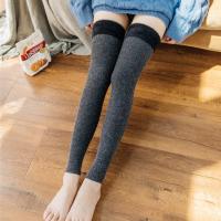 Acrylic Leg Warmer thermal knitted Solid : Pair