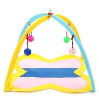 Suede foldable Funny Cat Toy mixed colors PC