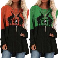 Polyester Women Long Sleeve T-shirt & loose printed Others PC