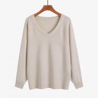 Viscose & Cotton Women Knitwear loose knitted Solid : PC